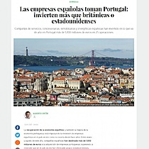 Las empresas espaolas toman Portugal: invierten ms que britnicas o estadounidenses